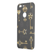Seamless Pattern with Golden Keys Uncommon Google Pixel XL Case (Back/Left)