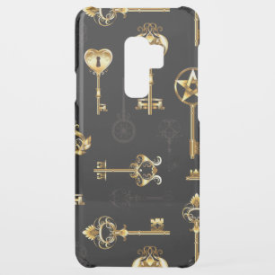 Seamless Pattern with Golden Keys Uncommon Samsung Galaxy S9 Plus Case