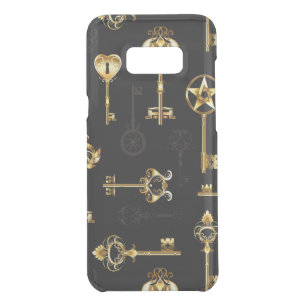 Seamless Pattern with Golden Keys Uncommon Samsung Galaxy S8+ Case