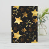 Seamless pattern with Golden Stars (Standing Front)