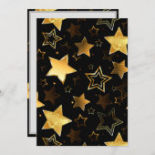 Seamless pattern with Golden Stars (Front/Back)