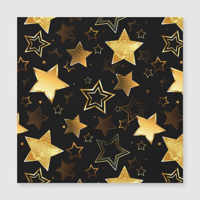 Seamless pattern with Golden Stars (Front)