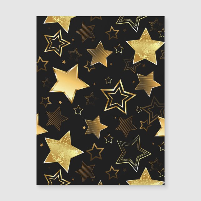 Seamless pattern with Golden Stars (Front)