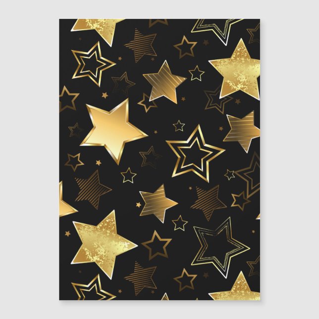 Seamless pattern with Golden Stars (Front)