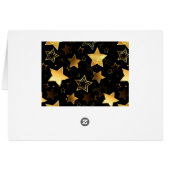 Seamless pattern with Golden Stars (Back Horizontal)