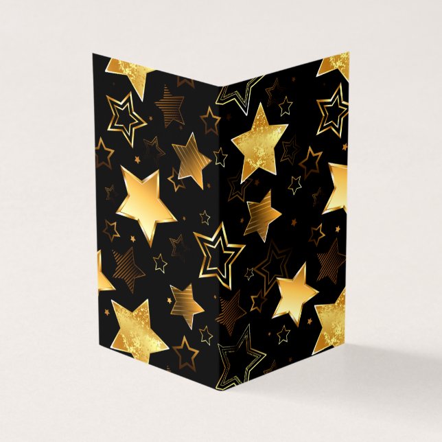 Seamless pattern with Golden Stars (Outside)
