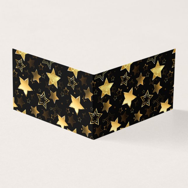 Seamless pattern with Golden Stars (Outside)