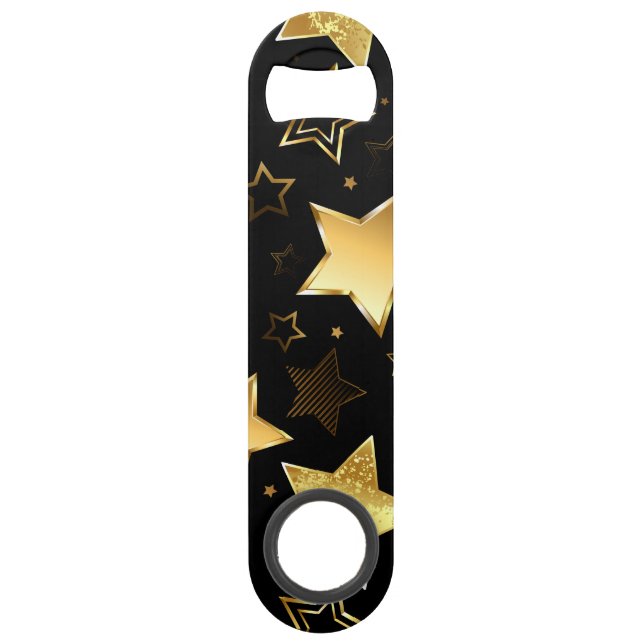 Seamless pattern with Golden Stars Bar Key (Front)