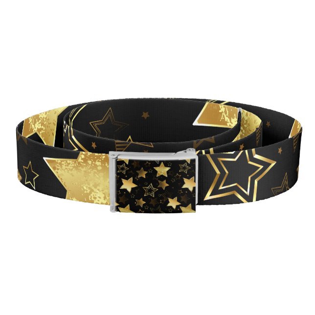 Seamless pattern with Golden Stars Belt (Coil)