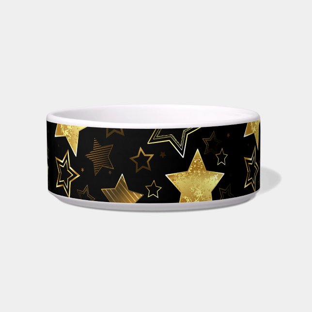 Seamless pattern with Golden Stars Bowl (Front)
