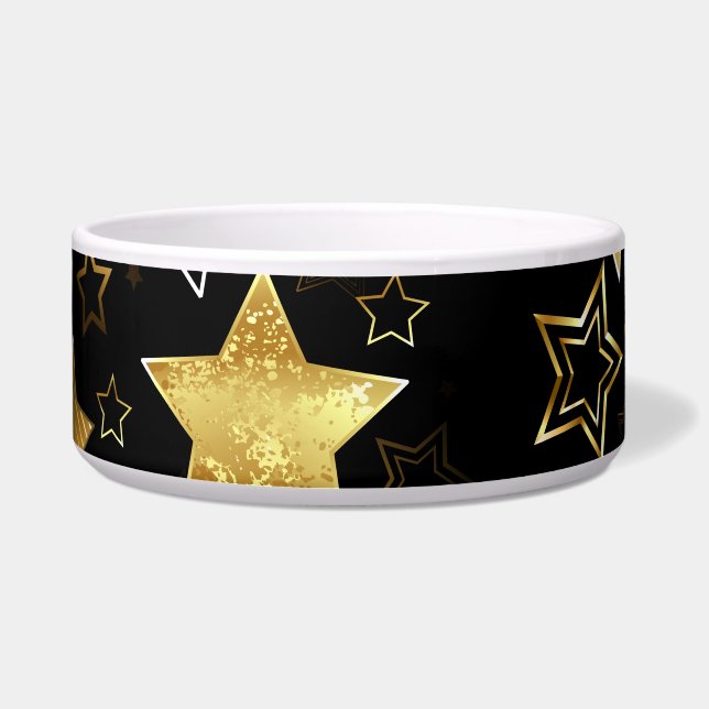 Seamless pattern with Golden Stars Bowl (Front)