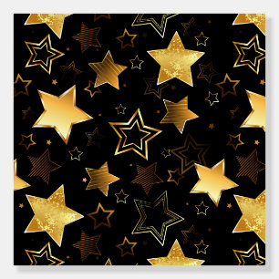 Seamless pattern with Golden Stars Foam Board
