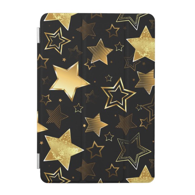 Seamless pattern with Golden Stars iPad Mini Cover (Front)