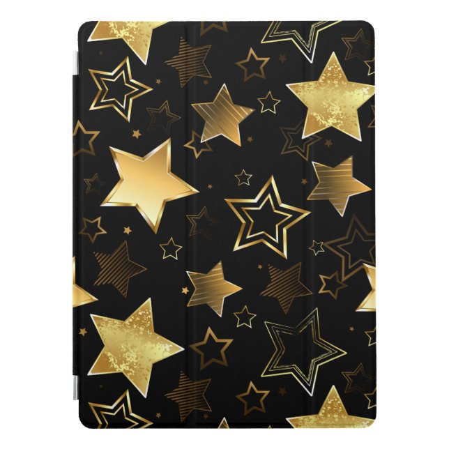 Seamless pattern with Golden Stars iPad Pro Cover (Front)
