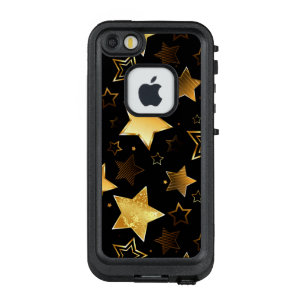 Seamless pattern with Golden Stars LifeProof FRĒ iPhone SE/5/5s Case