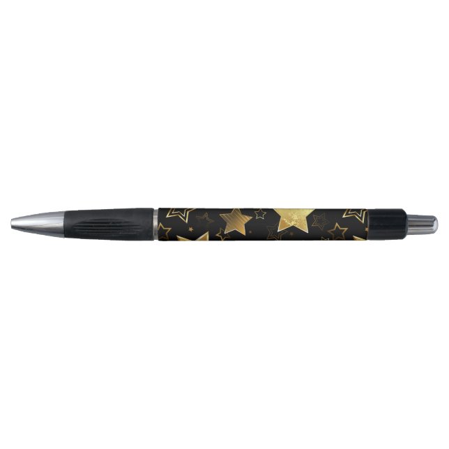 Seamless pattern with Golden Stars Pen (Front)