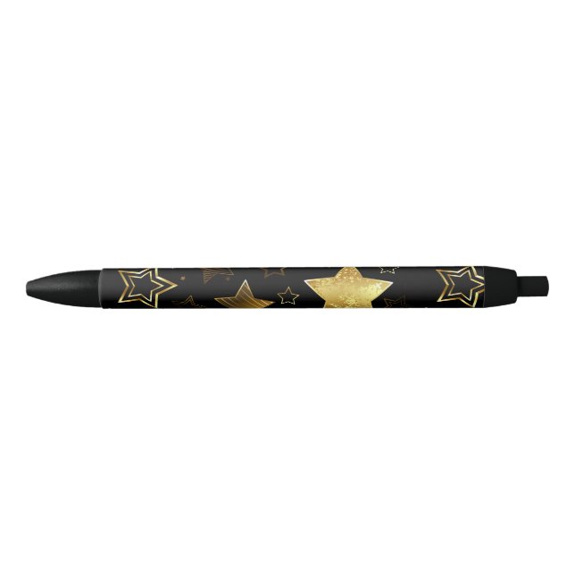 Seamless pattern with Golden Stars Pen (Front)