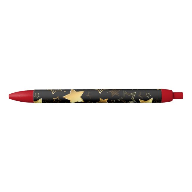 Seamless pattern with Golden Stars Pen (Front)