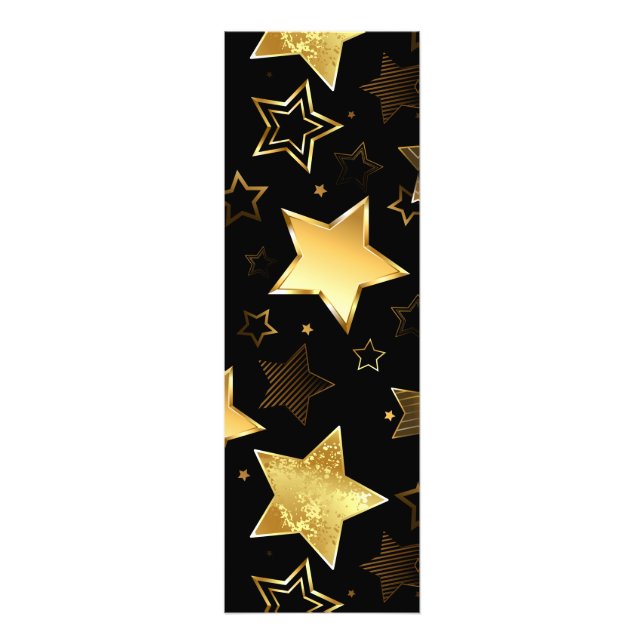 Seamless pattern with Golden Stars Photo Print (Front)