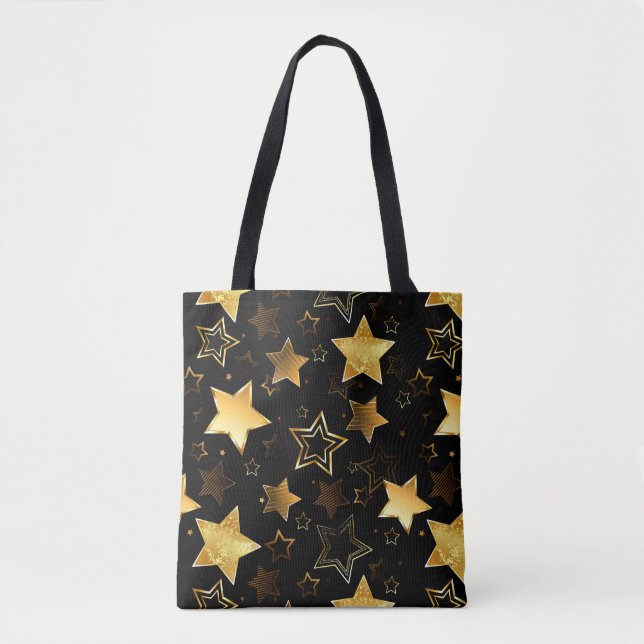 Seamless pattern with Golden Stars Tote Bag (Front)