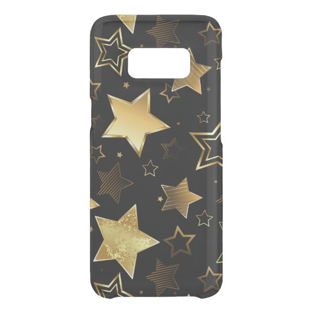 Seamless pattern with Golden Stars Uncommon Samsung Galaxy Case (Back)
