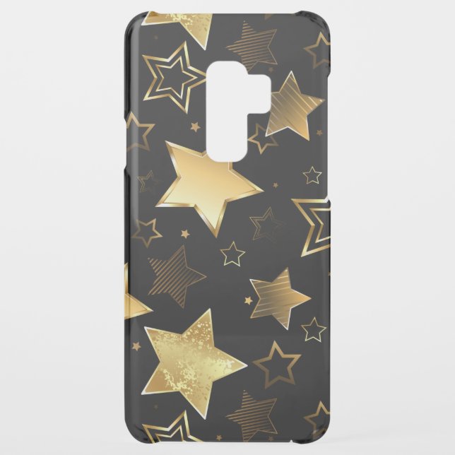 Seamless pattern with Golden Stars Uncommon Samsung Galaxy Case (Back)