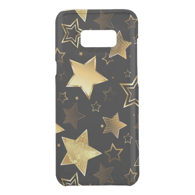 Seamless pattern with Golden Stars Uncommon Samsung Galaxy Case (Back)