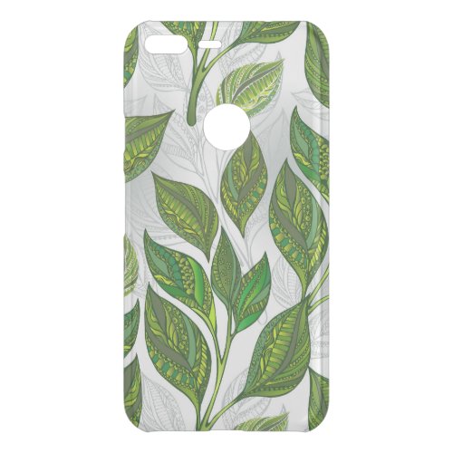 Seamless Pattern with Green Tea Leaves Uncommon Google Pixel XL Case
