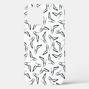 Seamless pattern with high heels glamor shoes iPhone 12 case