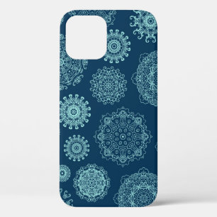Seamless pattern with laced snowflakespattern,arab iPhone 12 case