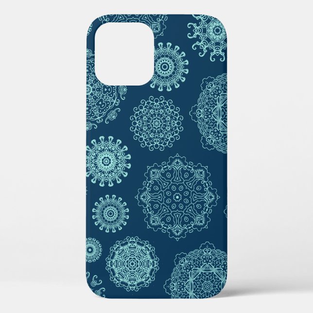 Seamless pattern with laced snowflakespattern,arab Case-Mate iPhone case (Back)