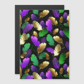Seamless Pattern with Mardi Gras feathers (Front/Back)