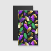 Seamless Pattern with Mardi Gras feathers (Front/Back)