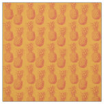 Seamless pattern with pineapples fabric