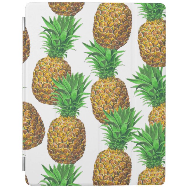 Seamless pattern with pineapples iPad smart cover (Front)