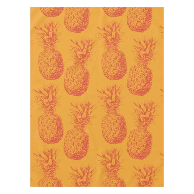 Seamless pattern with pineapples tablecloth (Front)