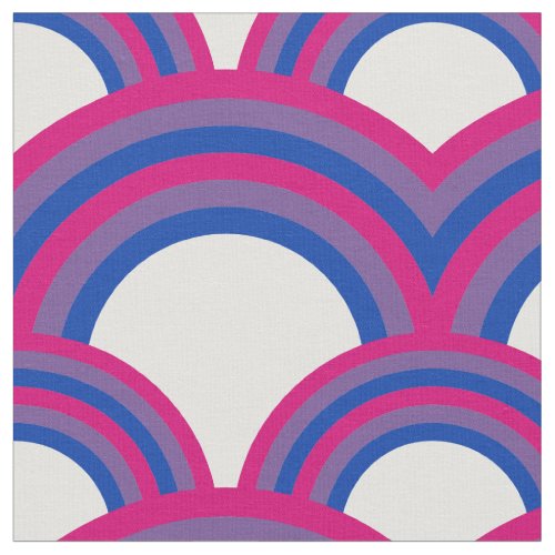 Seamless pattern with rainbows fabric