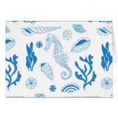 Seamless pattern with sea shells (Front Horizontal)