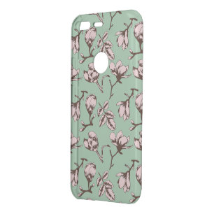 Seamless pattern with spring tree flower buds uncommon google pixel case