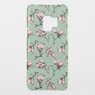 Seamless pattern with spring tree flower buds uncommon samsung galaxy s9 case