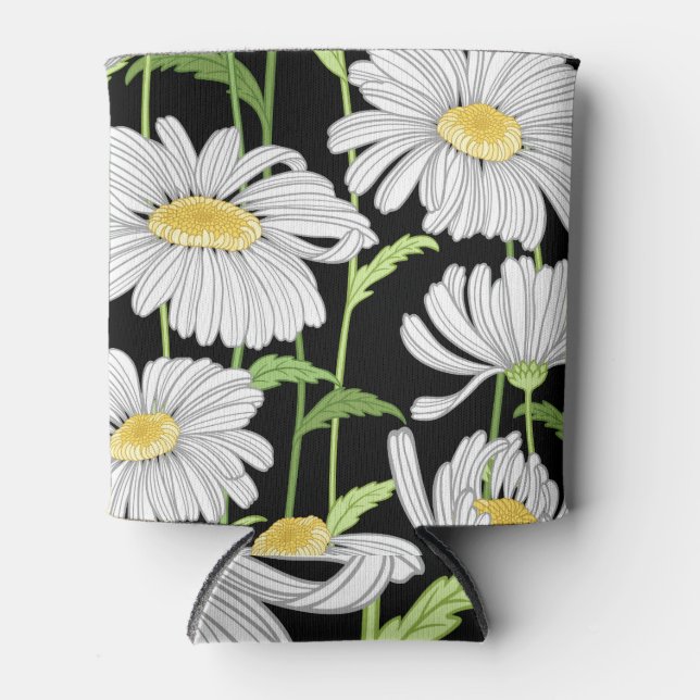 Seamless pattern with summer flowers. can cooler (Front)