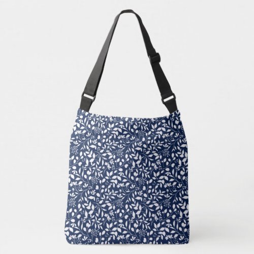 Seamless Patterns With Leaves Crossbody Bag