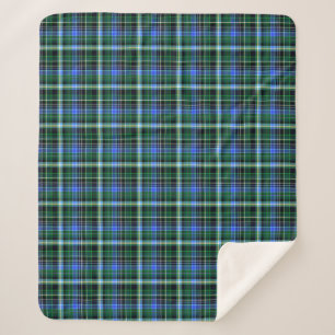Seamless plaid pattern. Fabric pattern. Texturebac Sherpa Blanket