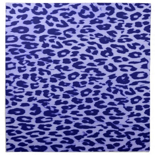 Seamless purple animal skin texture of leopard cloth napkin