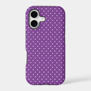 Seamless purple background polka dot pattern iPhone 17 case