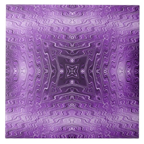 Seamless Purple Decorative Ceramic Tile