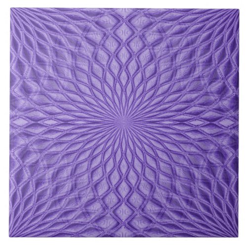 Seamless Purple Decorative Ceramic Tile