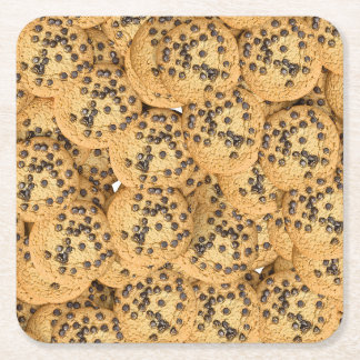 Seamless Realistic Cookie Pattern Coasters