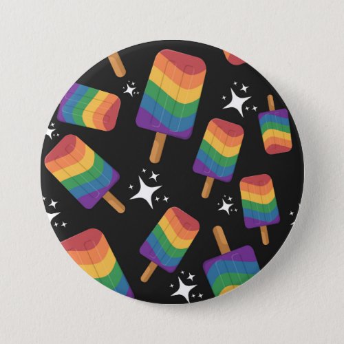 Seamless Reapeating Plaid Asexual Pride Pattern Button