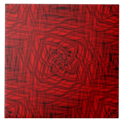 Seamless Red Ceramic Tile